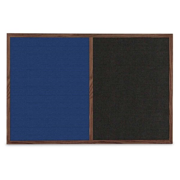 Slim Style Indoor Enclosed Corkboard, 30